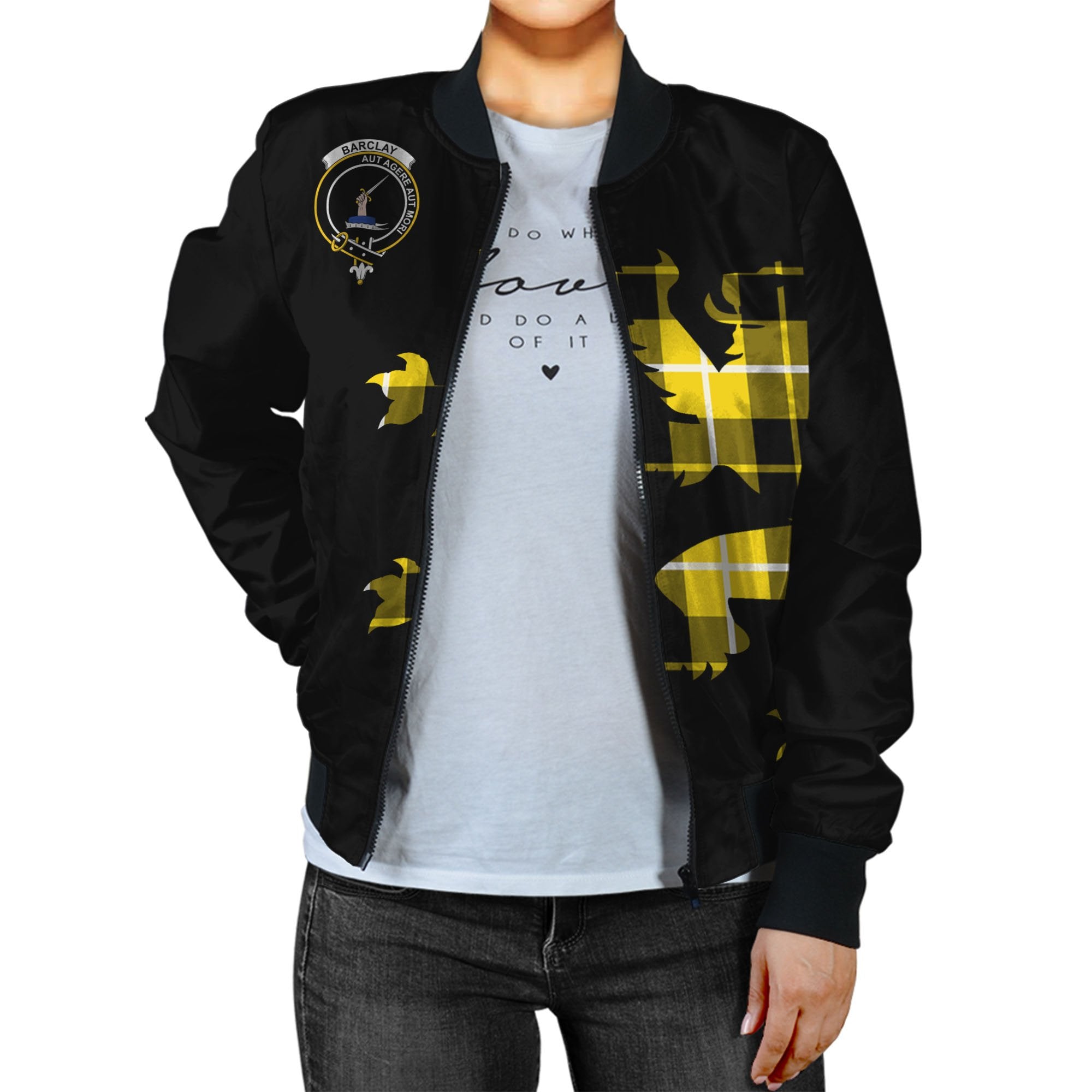 Barclay Tartan Bomber Jacket Lion & Thistle