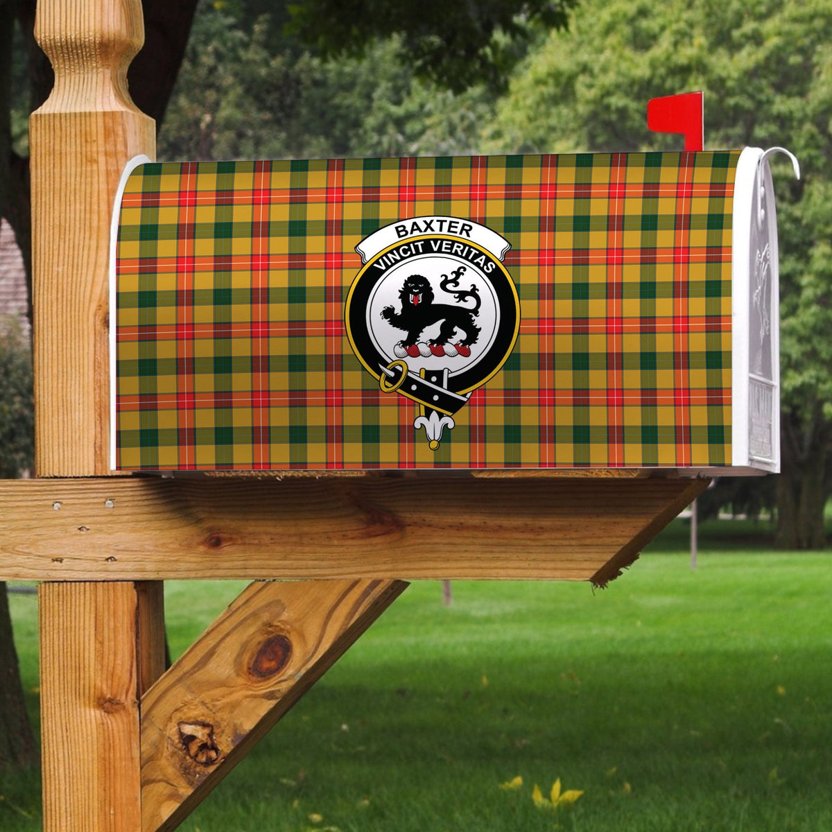 Baxter Tartan Crest Mailbox