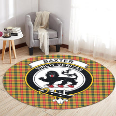 Baxter Tartan Crest Round Rug