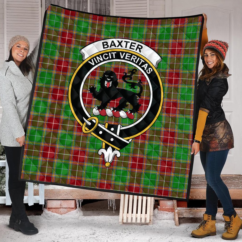 Baxter Modern Tartan Crest Quilt