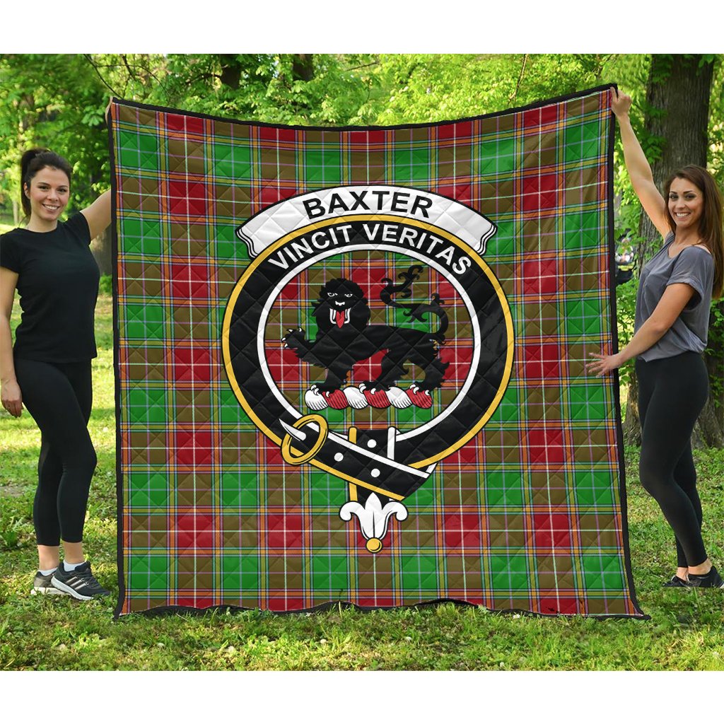 Baxter Modern Tartan Crest Quilt