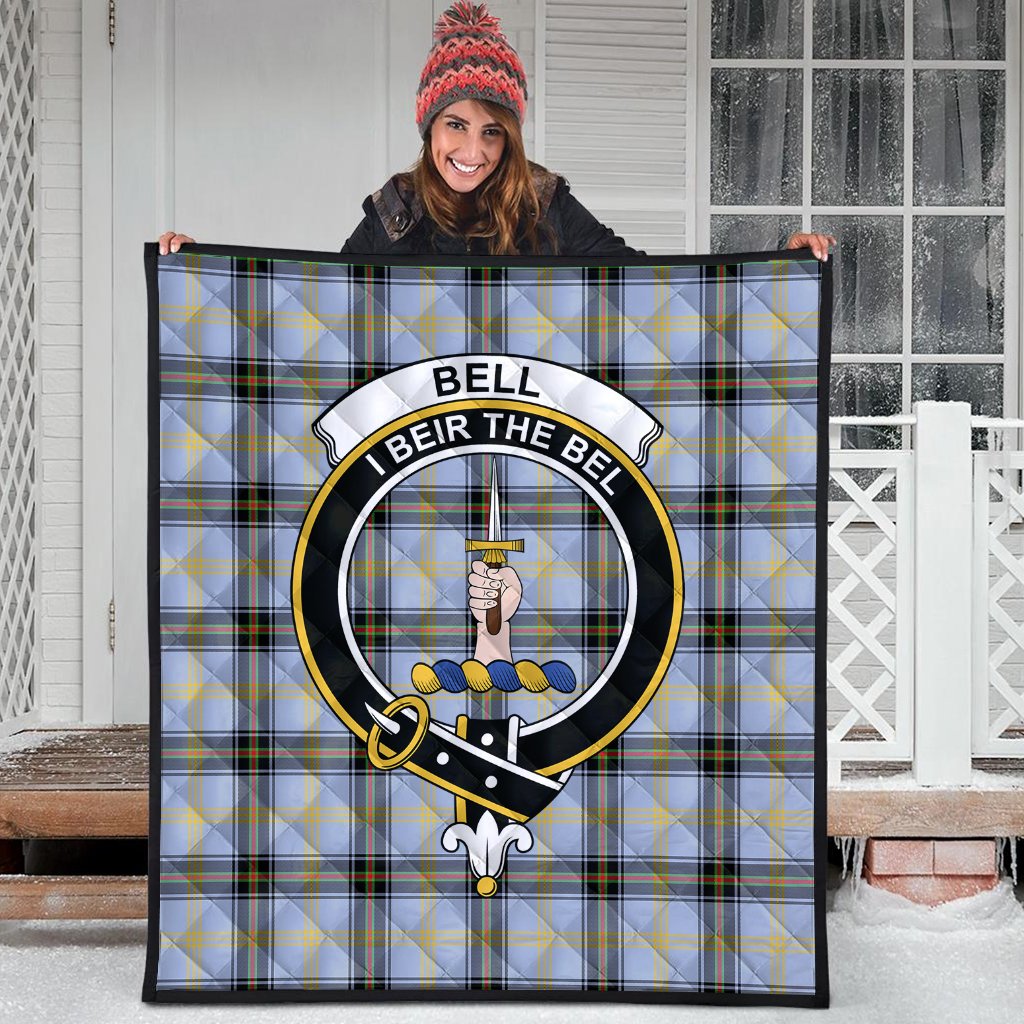 Bell Tartan Crest Quilt