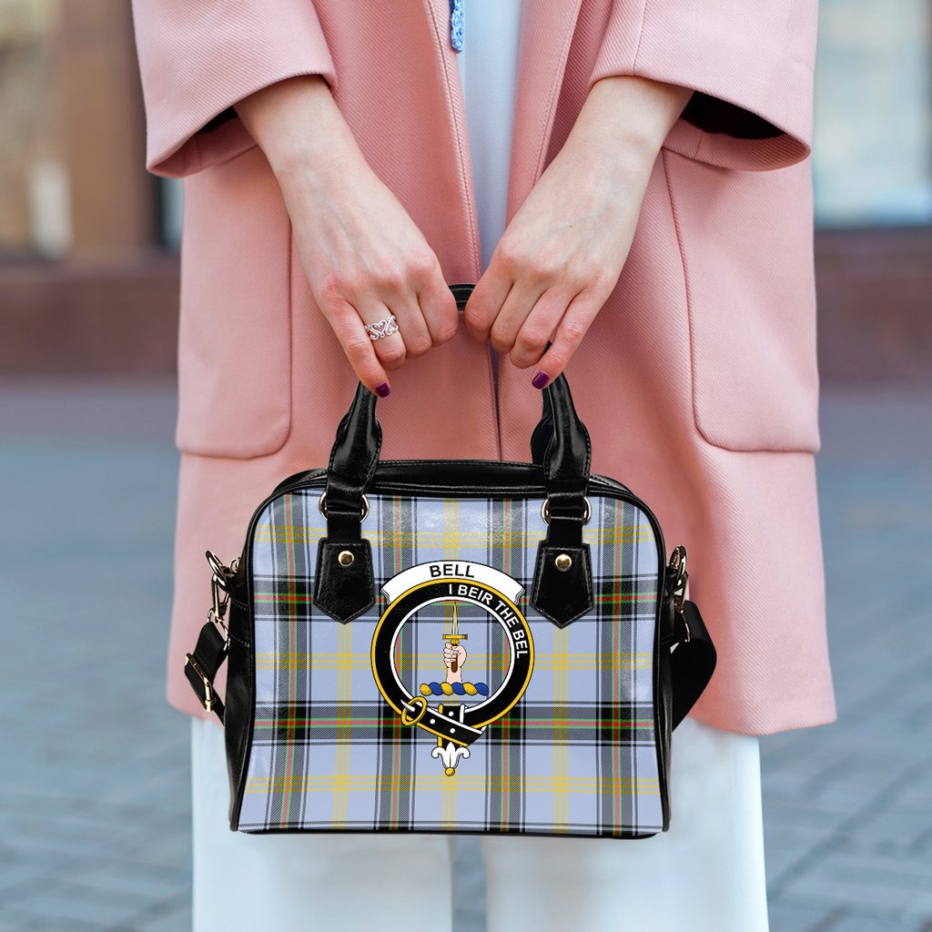 Bell of the Borders Tartan Crest Shoulder Handbags