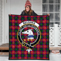 Belshes Tartan Crest Quilt