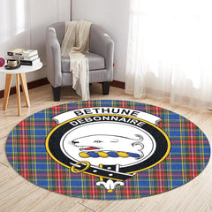 Bethune Tartan Crest Round Rug