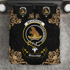 Beveridge (Beveridge-Duncan) Crest Black Bedding Set
