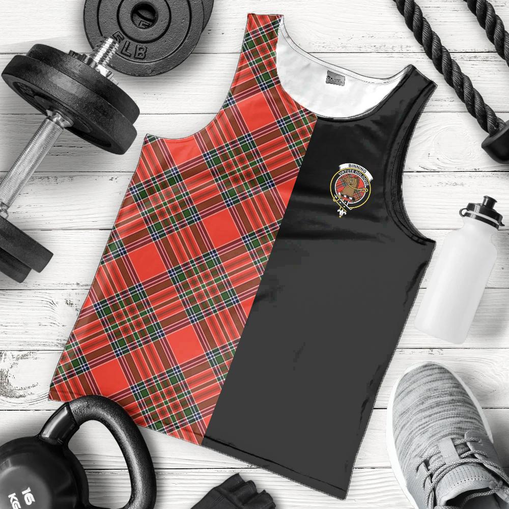 Binning Tartan Crest Men's Tank Top - Cross Style