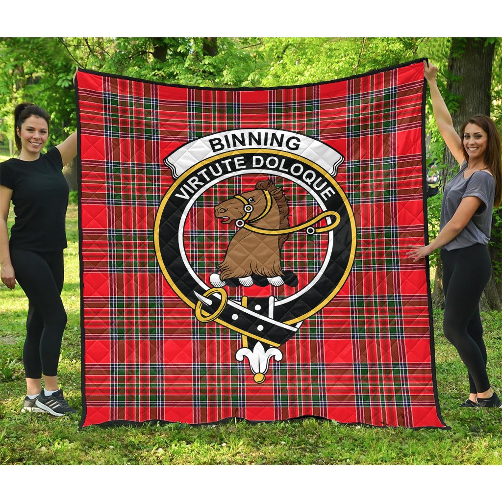 Binning Tartan Crest Quilt