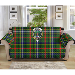 Bisset Tartan Crest Sofa Protector