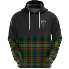 Bisset Clan Half Of Tartan Hoodie