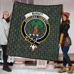 Bisset Tartan Crest Quilt