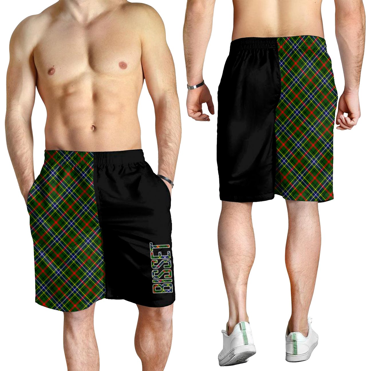 Bisset Tartan Crest Men's Short - Cross Style