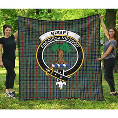 Bisset Tartan Crest Quilt