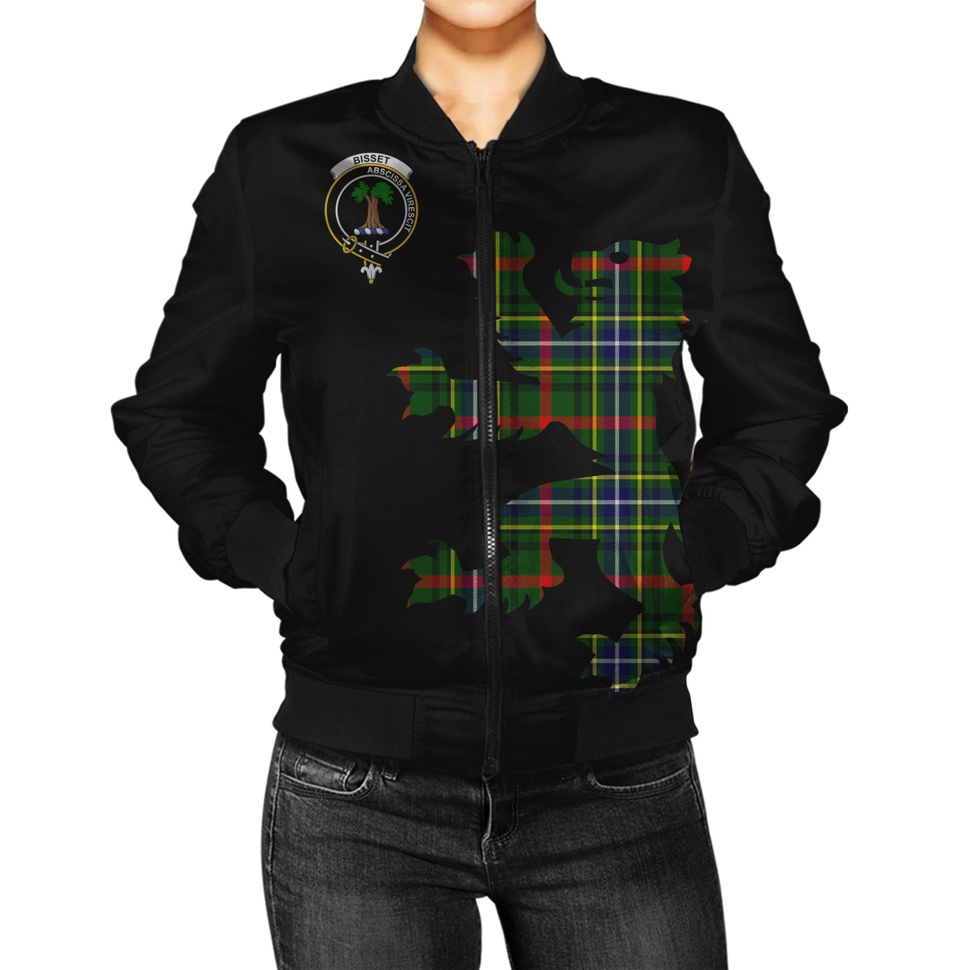 Bisset Tartan Bomber Jacket Lion & Thistle