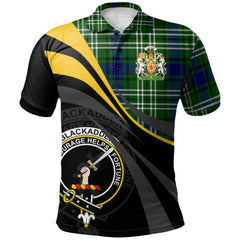 Blackadder Tartan Polo Shirt - Royal Coat Of Arms Style