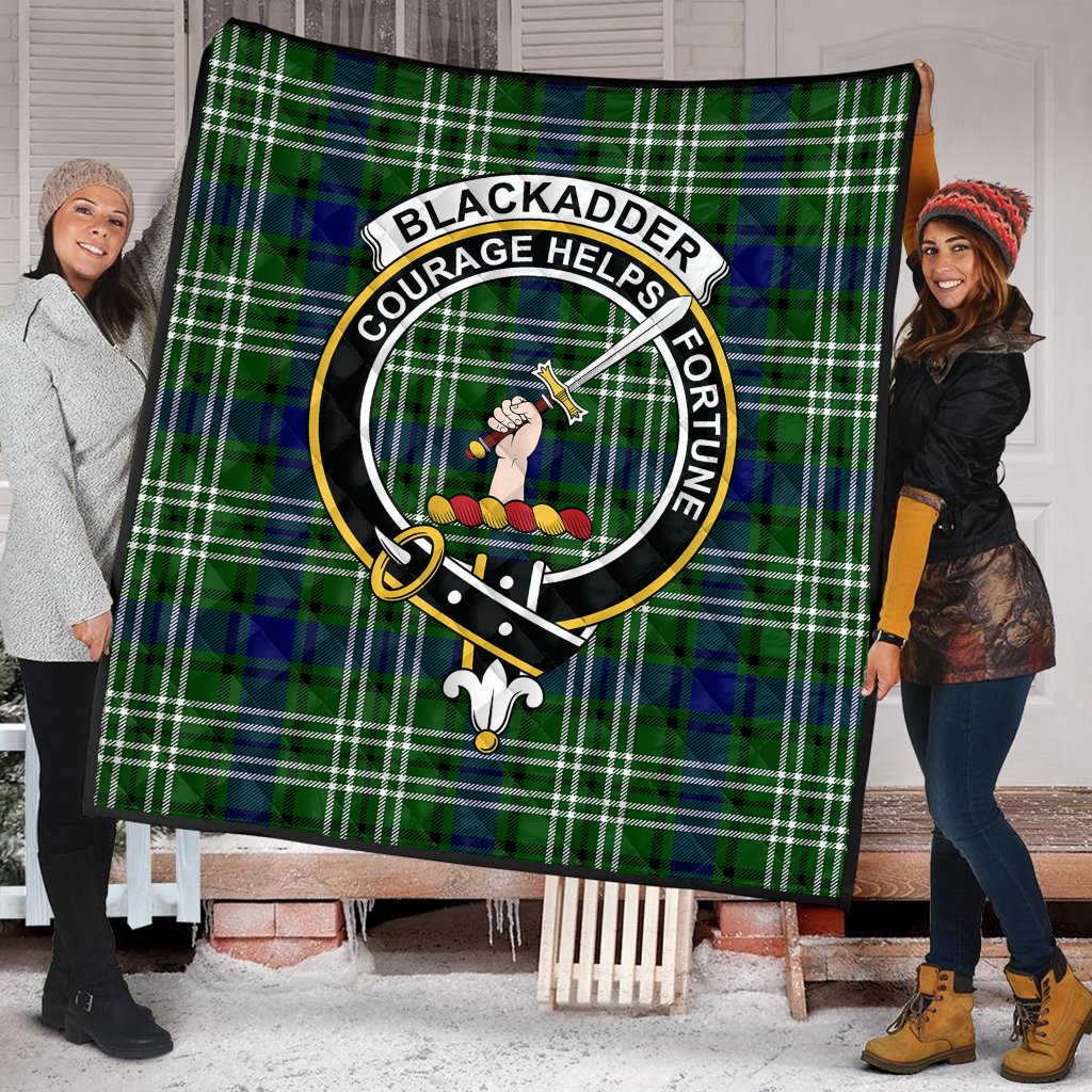 Blackadder Tartan Crest Quilt