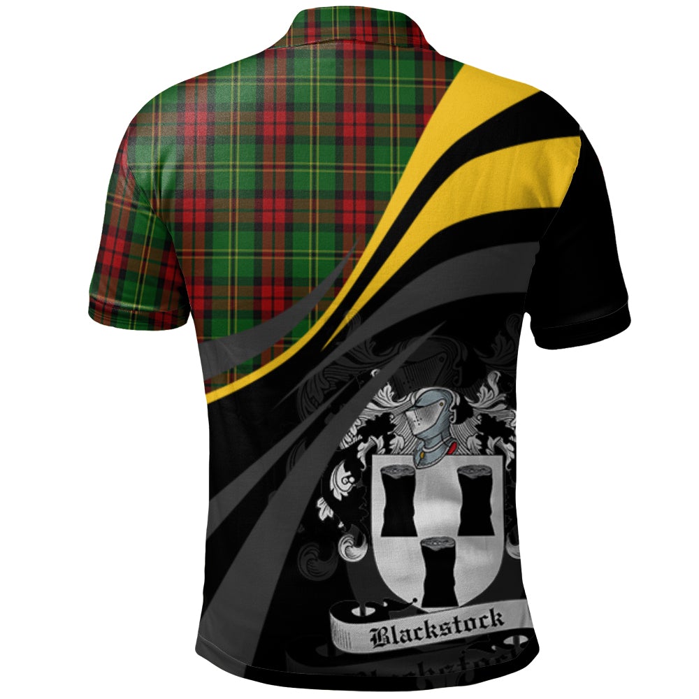 Blackstock Hunting Tartan Polo Shirt - Royal Coat Of Arms Style