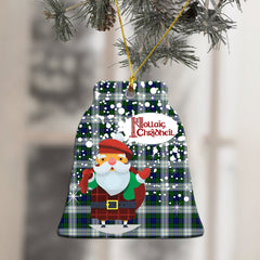 Blackwatch Dress Modern  Tartan Christmas Ceramic Ornament - Santa Style