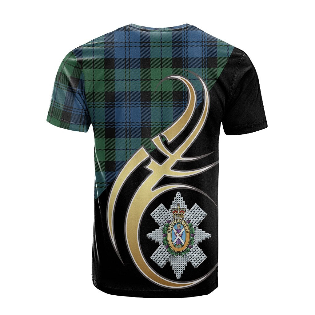 Blackwatch Ancient Tartan T-shirt - Believe In Me Style