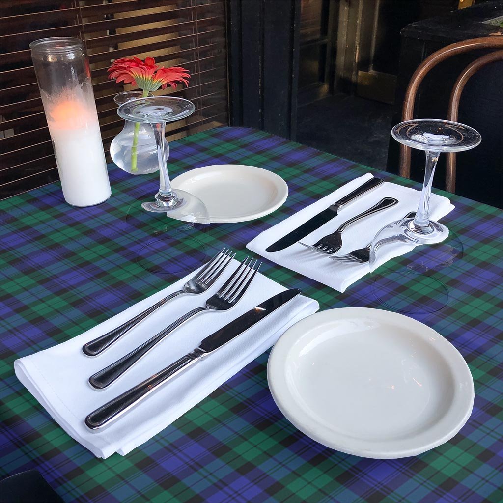 Blackwatch Modern Tartan Tablecloth