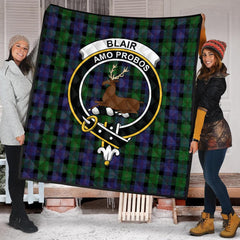 Blair Tartan Crest Quilt