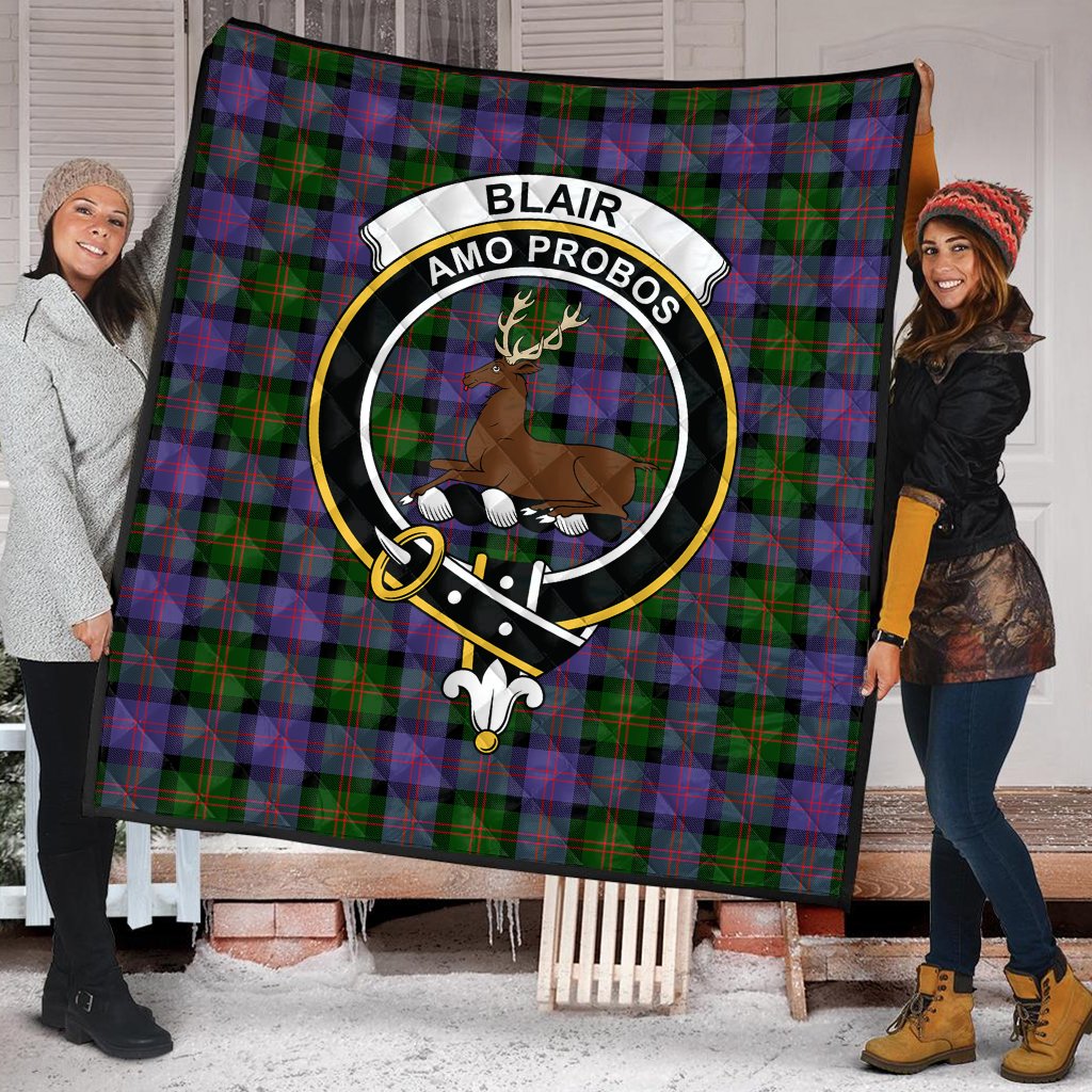 Blair Modern Tartan Crest Quilt