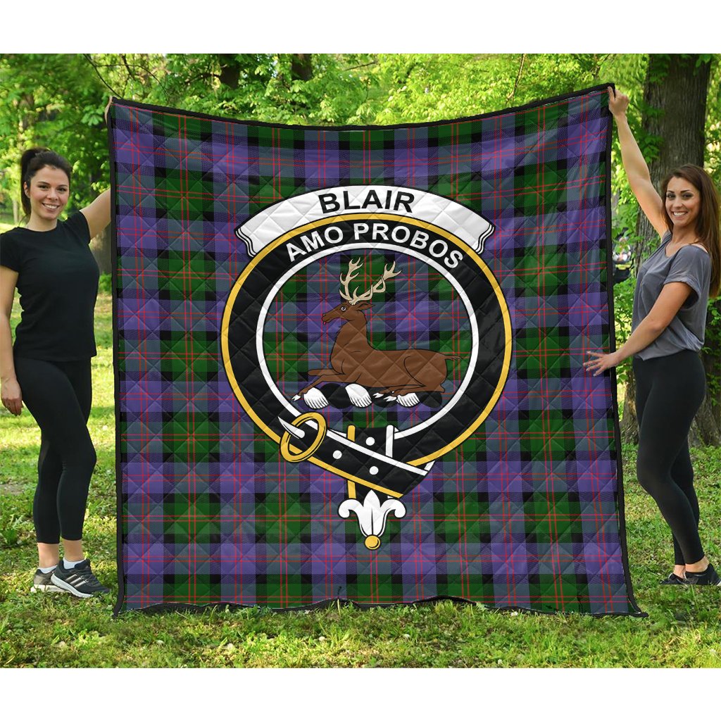 Blair Modern Tartan Crest Quilt