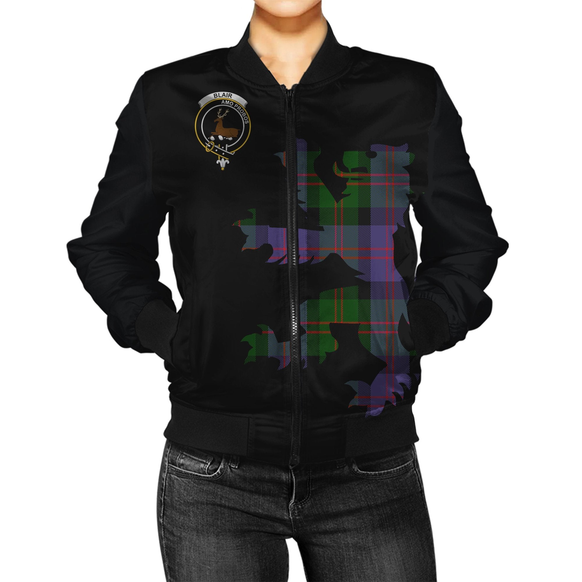 Blair Tartan Bomber Jacket Lion & Thistle