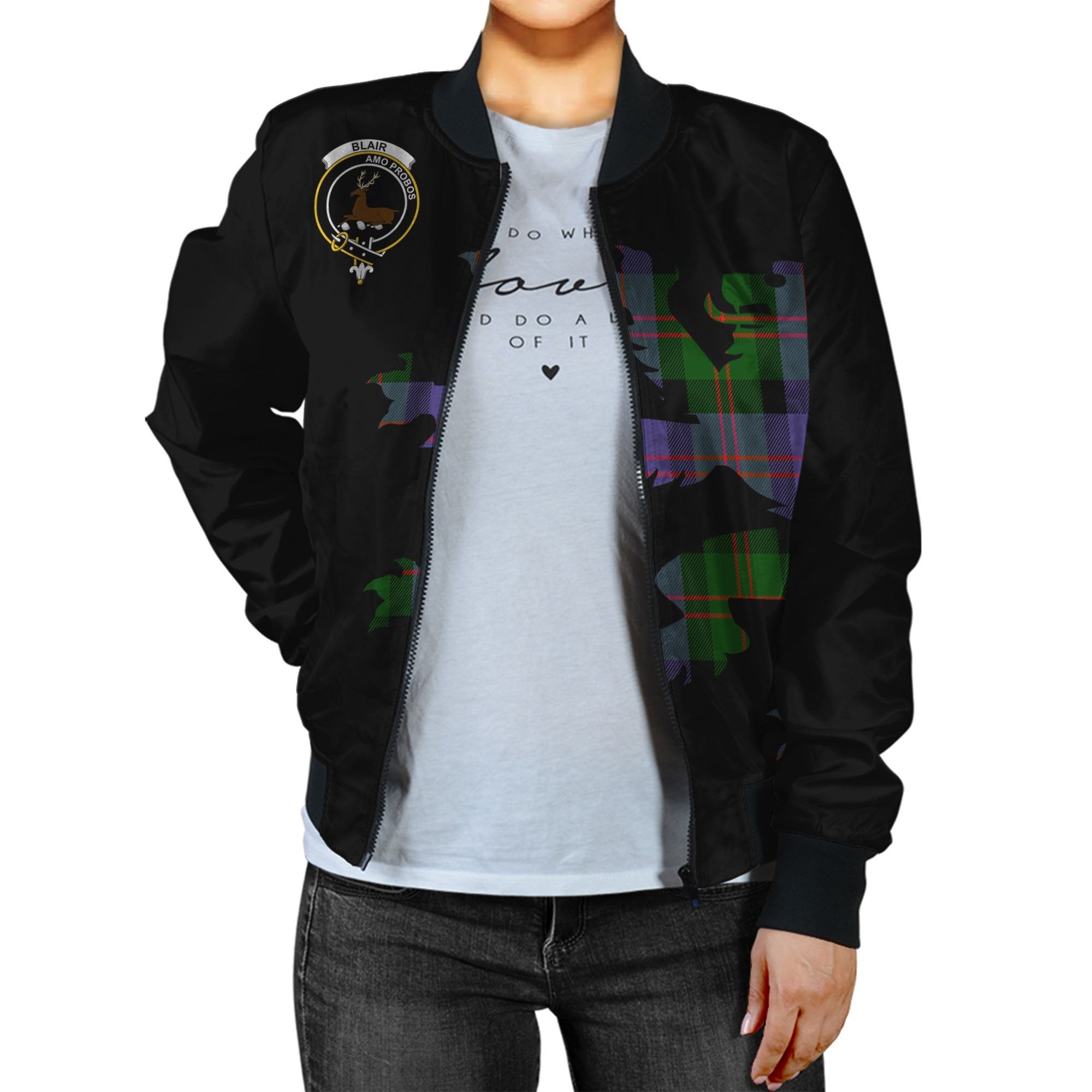 Blair Tartan Bomber Jacket Lion & Thistle