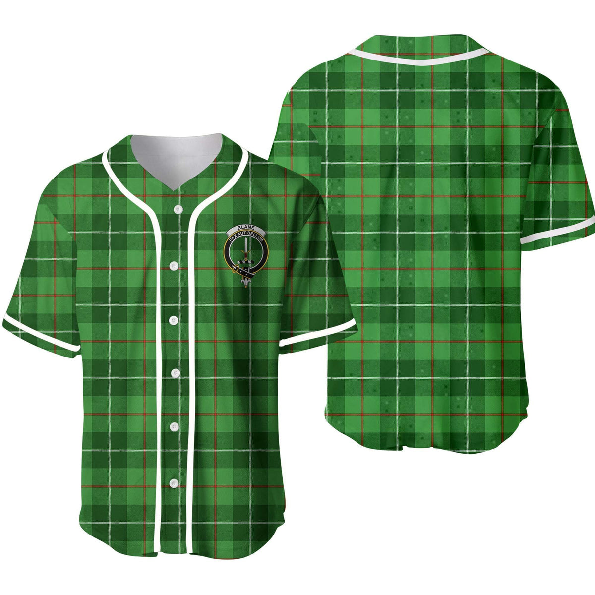 Blane Tartan Unisex Baseball Jersey