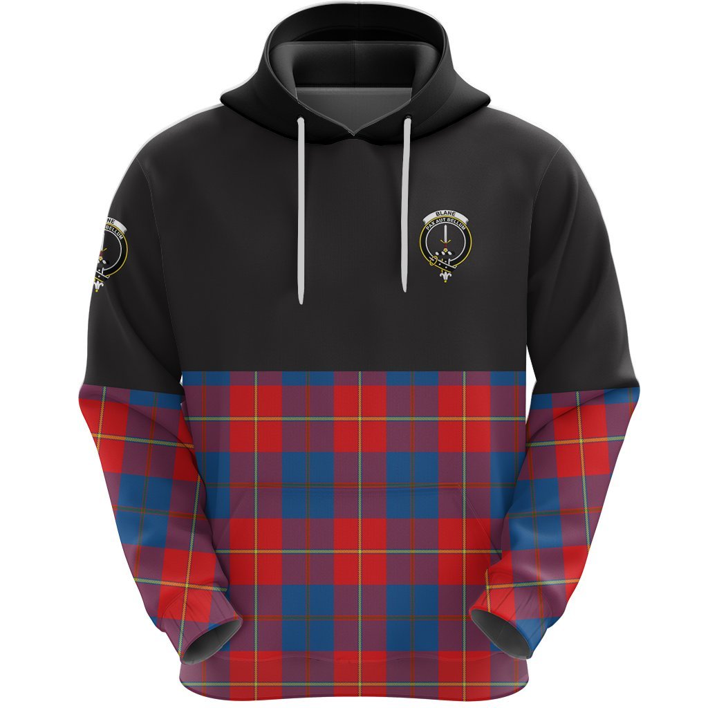 Blane Clan Half Of Tartan Hoodie