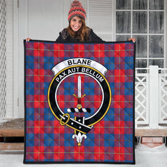 Blane Tartan Crest Quilt