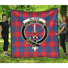 Blane Tartan Crest Quilt