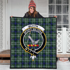 Blyth Tartan Crest Quilt