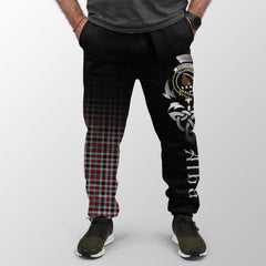 Borthwick Ancient Tartan Crest Jogger Sweatpants - Alba Celtic Style