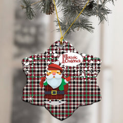 Borthwick Dress Ancient Tartan Christmas Ceramic Ornament - Santa Style