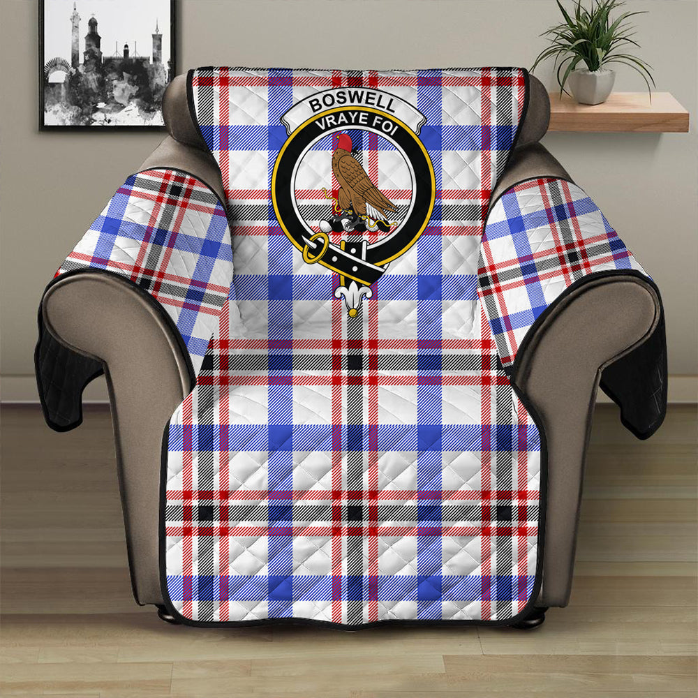 Boswell Modern Tartan Crest Sofa Protector