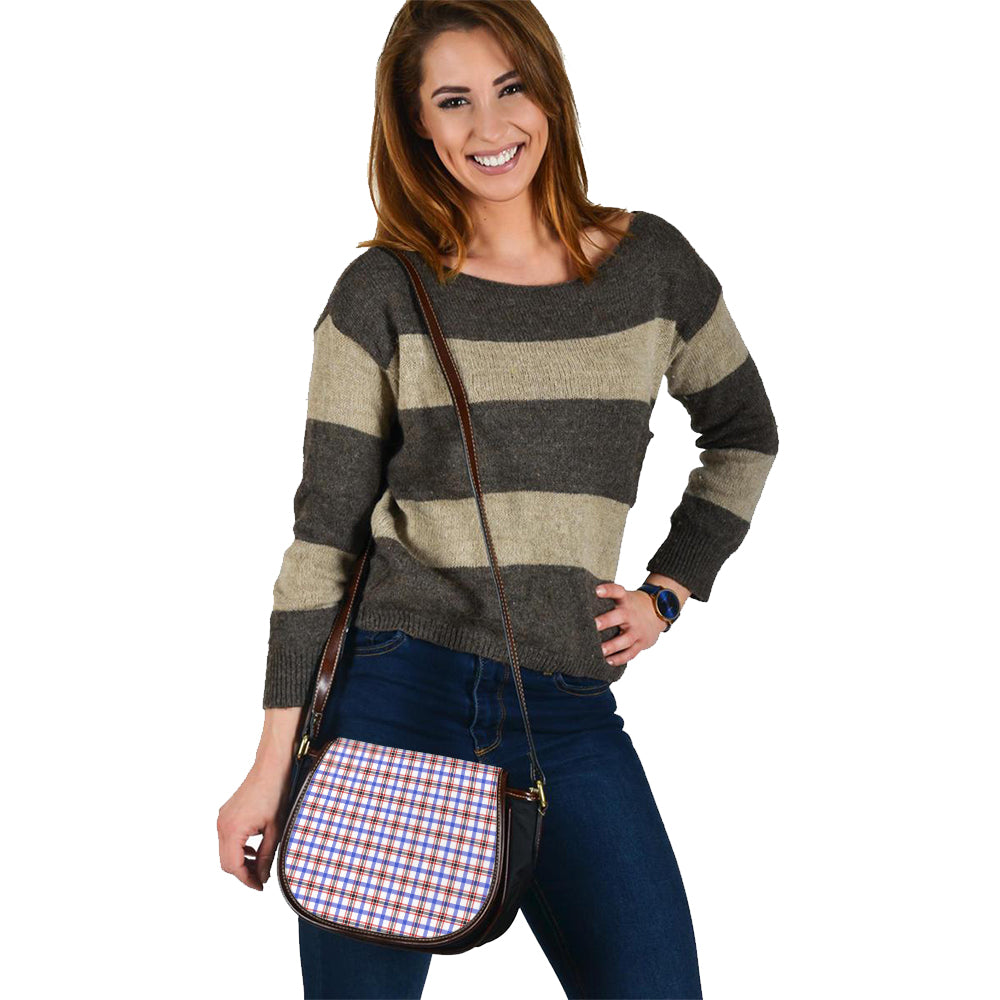 Boswell Modern Tartan Saddle Handbags