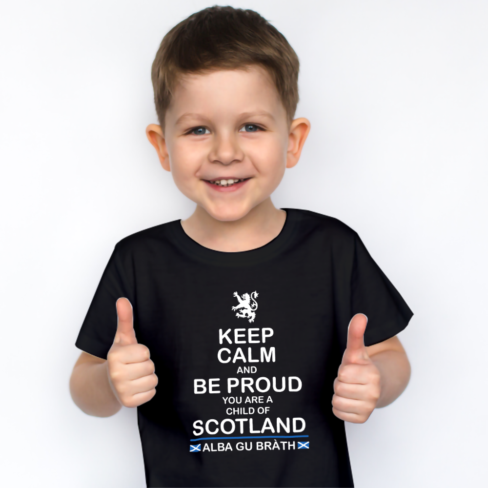 Scotland 2D T-shirt for Kids - Proud to be Scotland Child Style