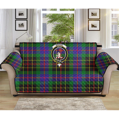 Brodie Hunting Modern Tartan Crest Sofa Protector