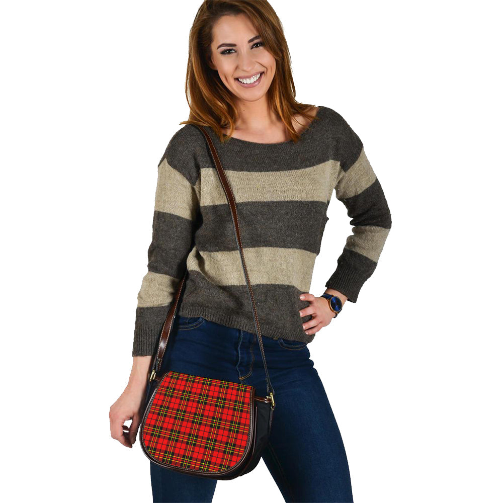 Brodie Modern Tartan Saddle Handbags