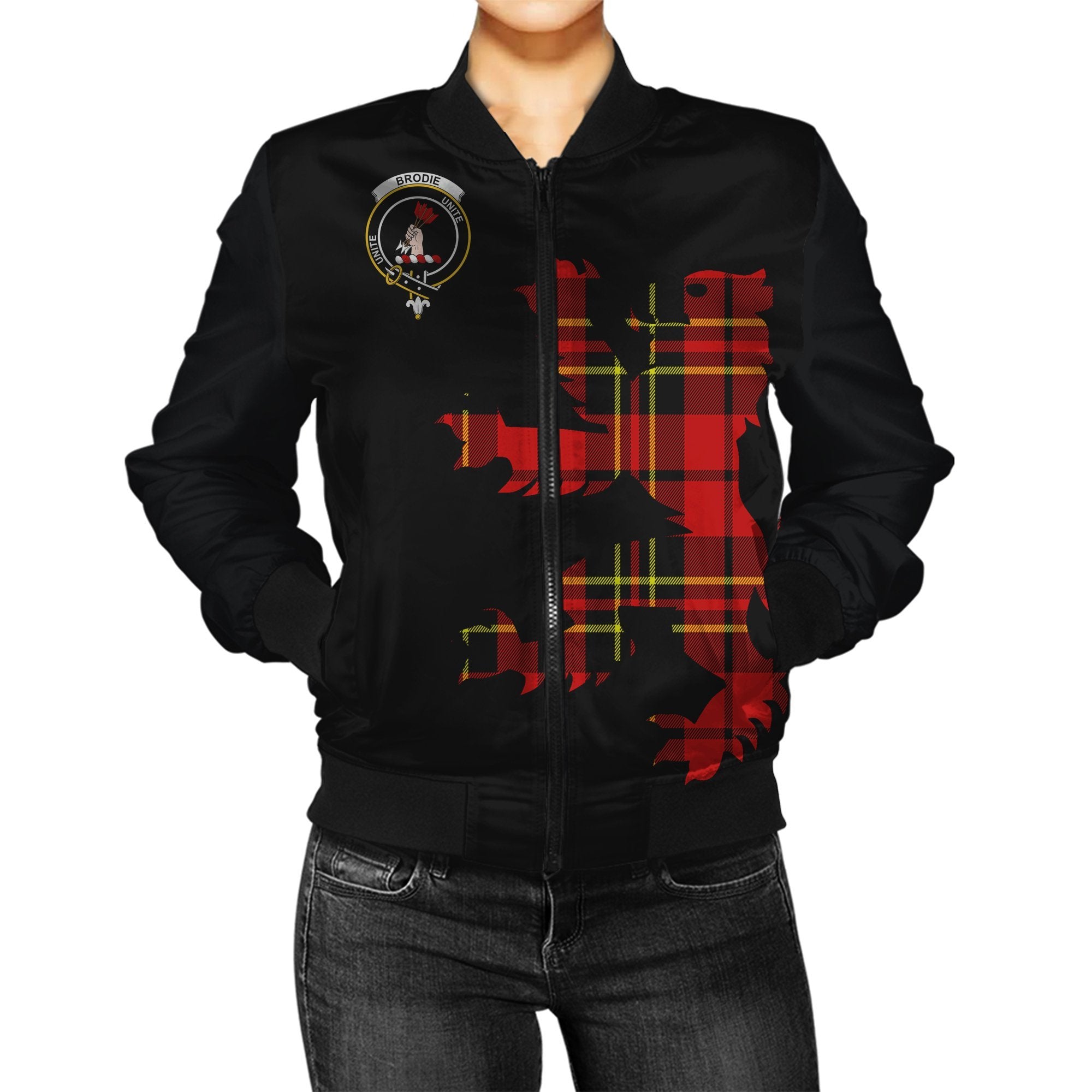 Brodie Tartan Bomber Jacket Lion & Thistle