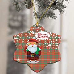 Bruce Ancient Tartan Christmas Ceramic Ornament - Santa Style