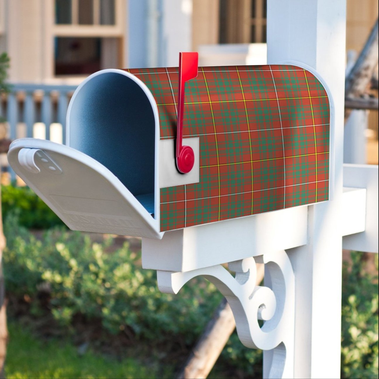 Bruce Ancient Tartan Crest Mailbox