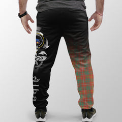 Bruce Ancient Tartan Crest Jogger Sweatpants - Alba Celtic Style