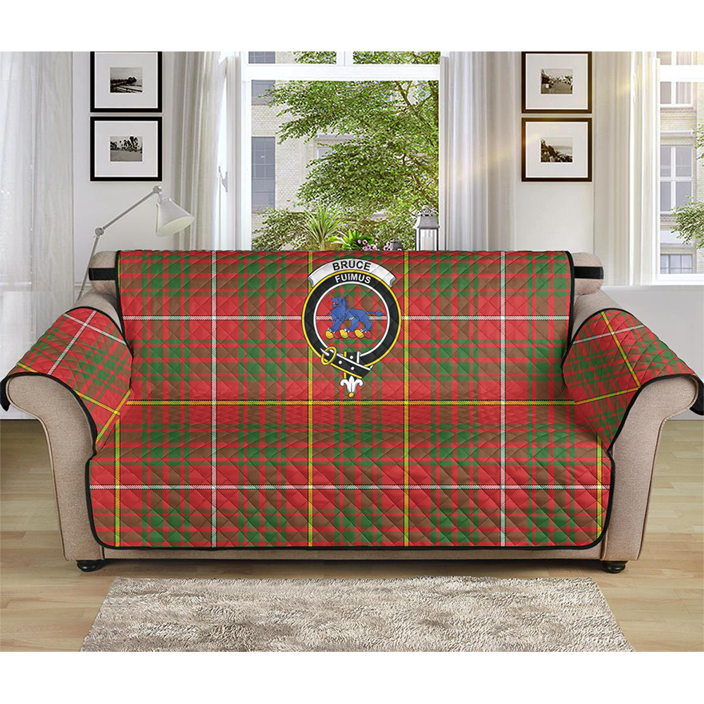 Bruce Modern Tartan Crest Sofa Protector