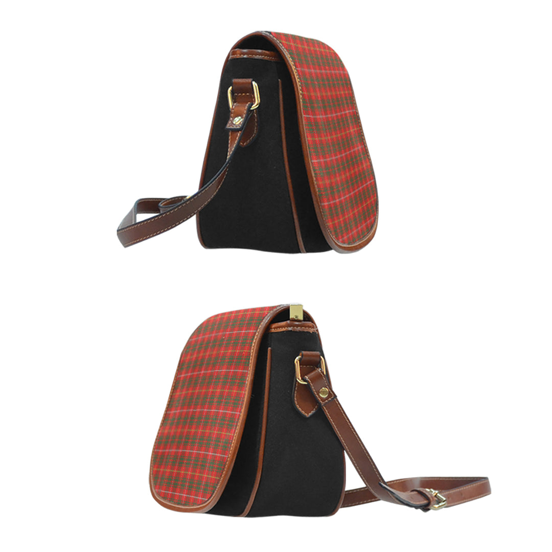 Bruce Tartan Saddle Handbags