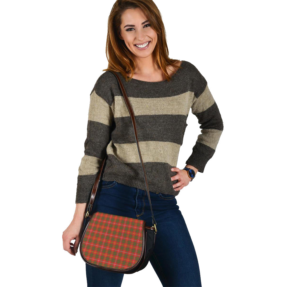 Bruce Modern Tartan Saddle Handbags