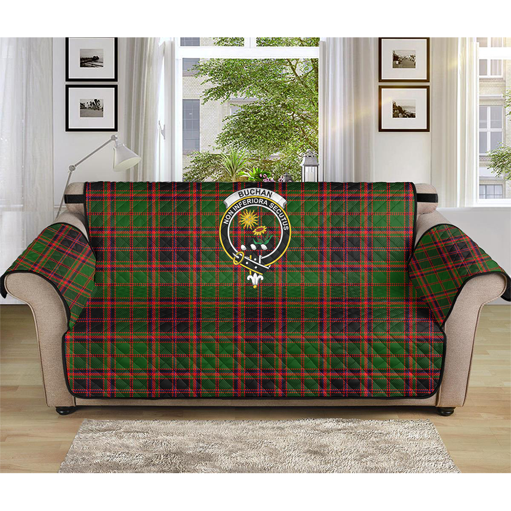 Buchan Modern Tartan Crest Sofa Protector