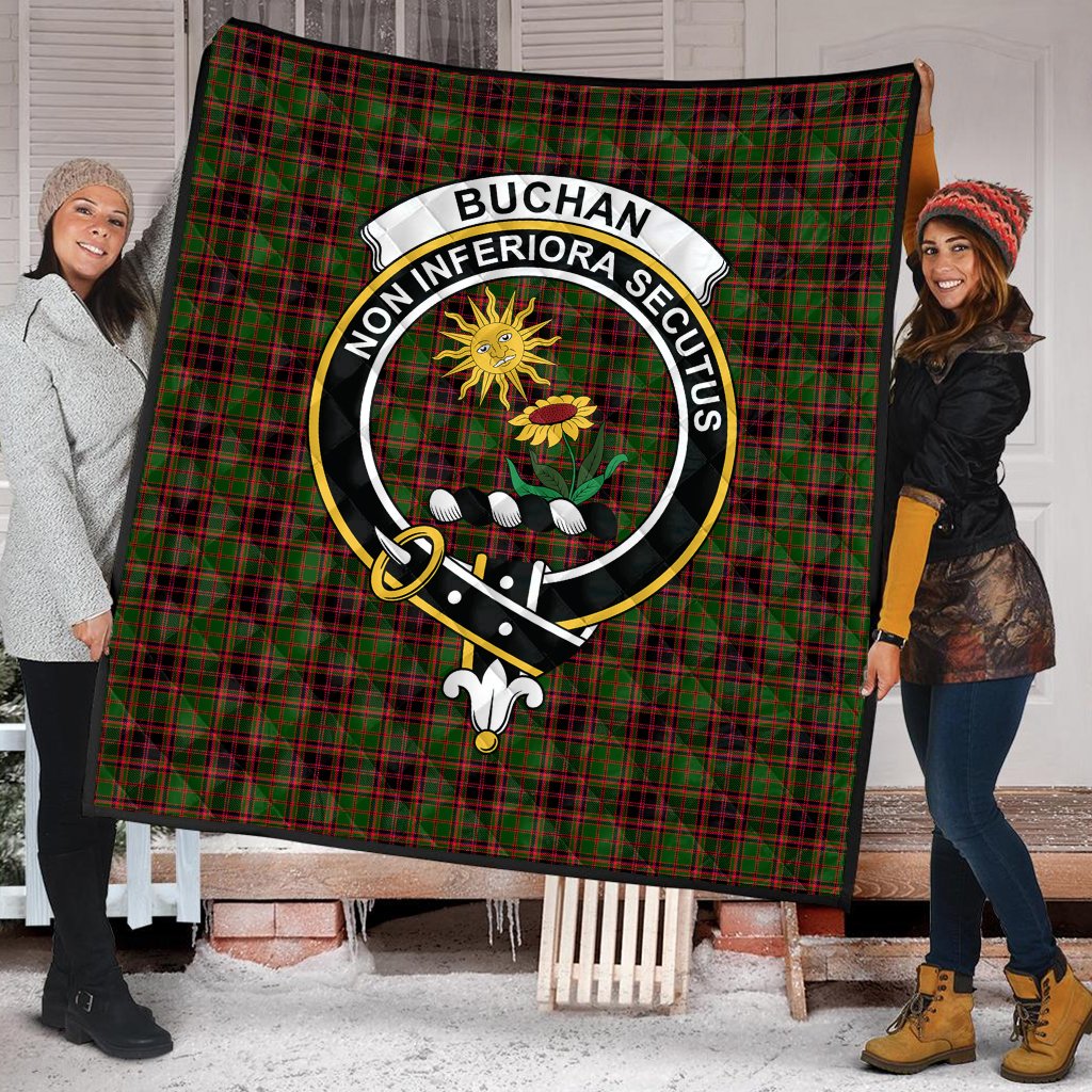 Buchan Modern Tartan Crest Quilt